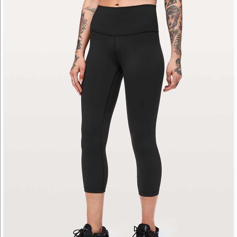 Lululemon luxtreme; high rise, crop pants, size 6